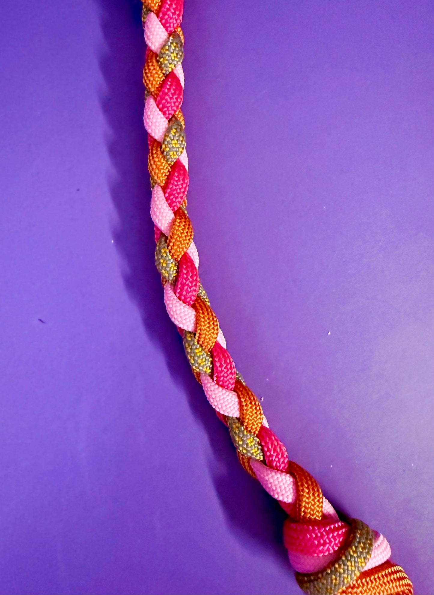 Paracord Leine, rund geflochten