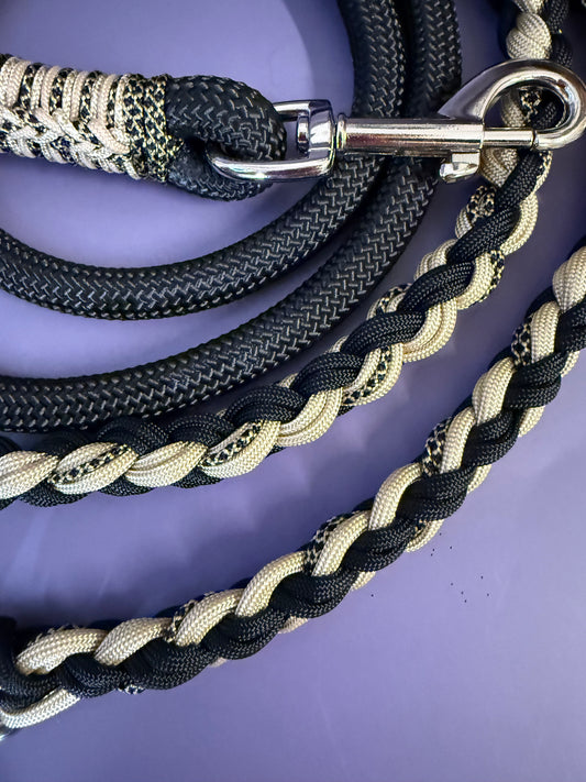 Paracord Leine, rund geflochten