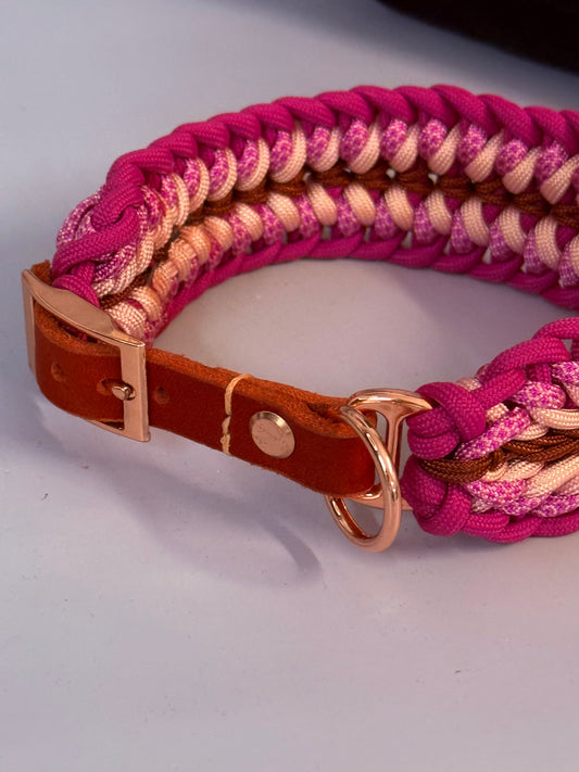 Paracord Halsband "Sunny", handgefertigt