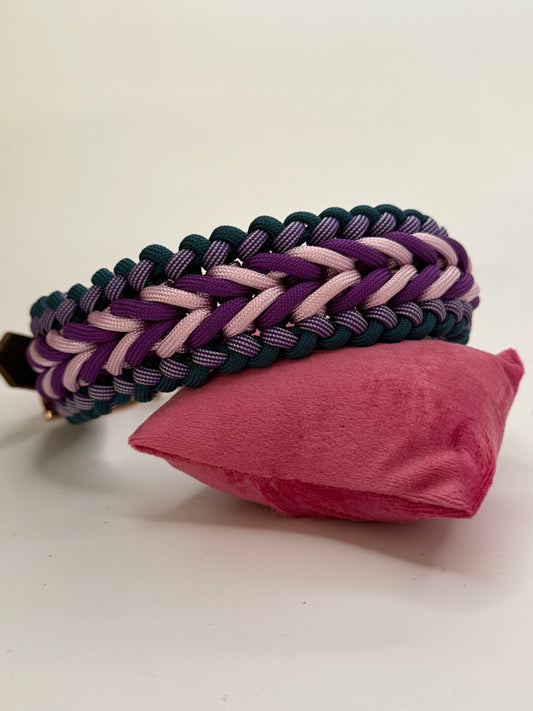 Paracord-Halsband "Happy"