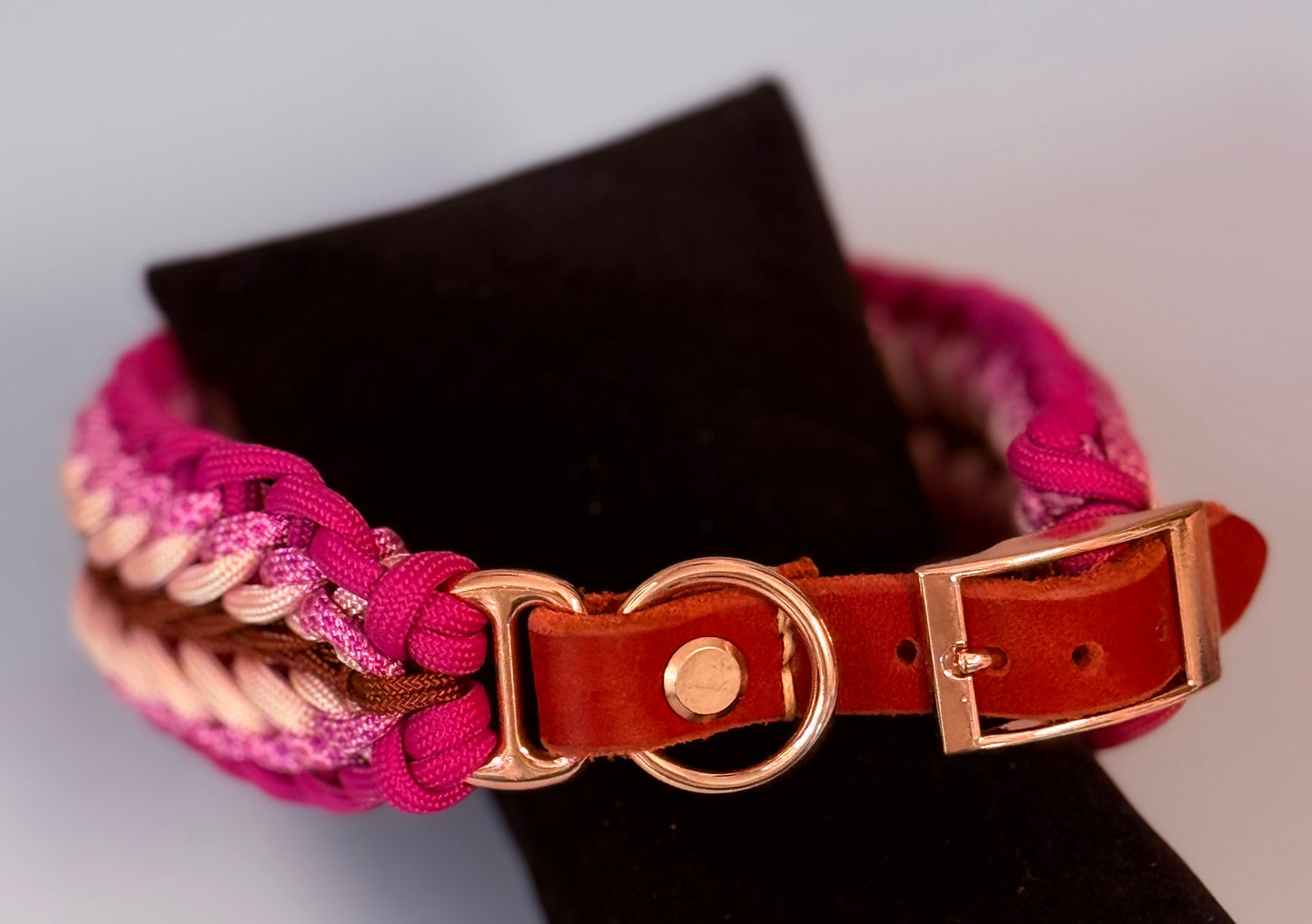 Paracord Halsband "Sunny", handgefertigt