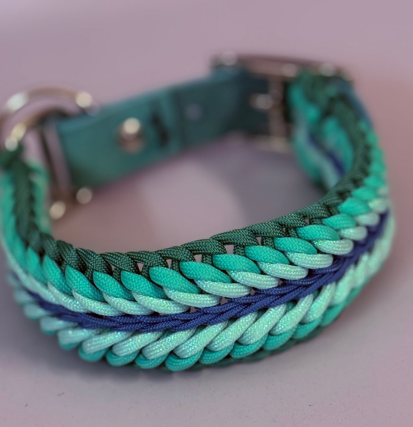 Paracord Halsband "Sunny", handgefertigt