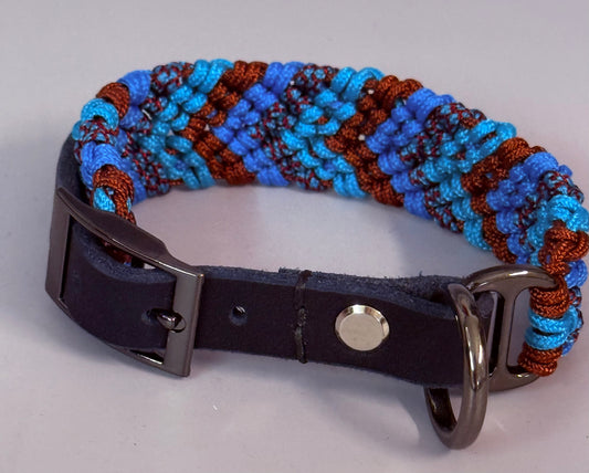 Paracord Halsband "Ronny", handgefertigt
